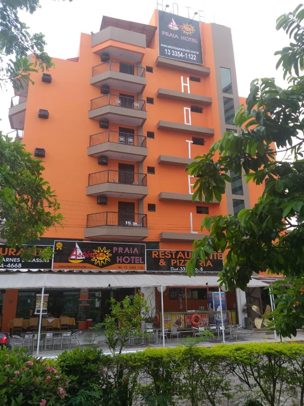 Asturias Praia Hotel 瓜鲁雅 外观 照片